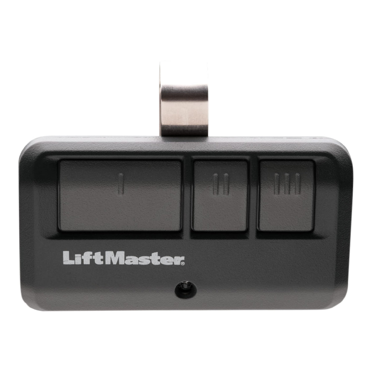 LiftMaster 893Max Security+ 2.0 remote front view with three-button layout.