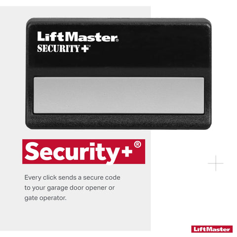 Security+ 2.0 rolling code enhances security with each use.