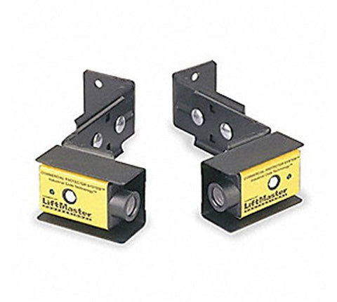 LiftMaster CPS-U photo eyes provide primary entrapment protection for industrial doors.