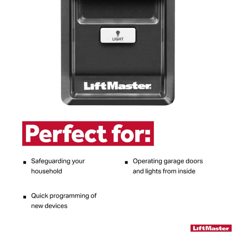 LiftMaster 882LMW back panel wiring guide for installation.