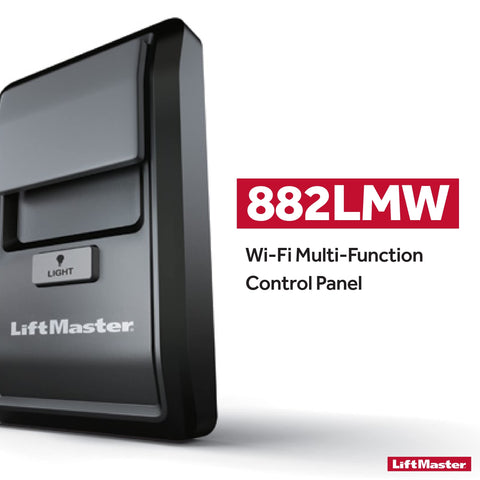 LiftMaster 882LMW with myQ enables seamless WiFi setup.