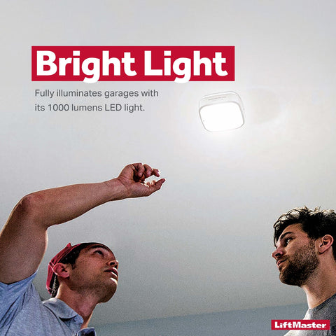 LiftMaster MyQ LED garage light motion sensor activates with movement.