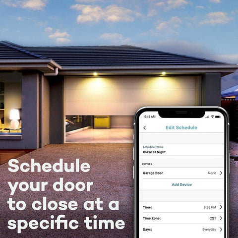 LiftMaster myQ sensor shows garage door status for real-time updates via app