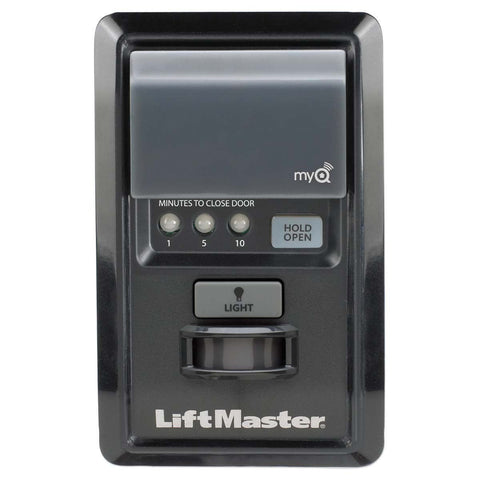 LiftMaster MyQ wall control for garage opener 888LM enables remote access and hands-free lighting control