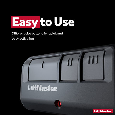 LiftMaster Security+ 2.0 rolling code for secure operation.