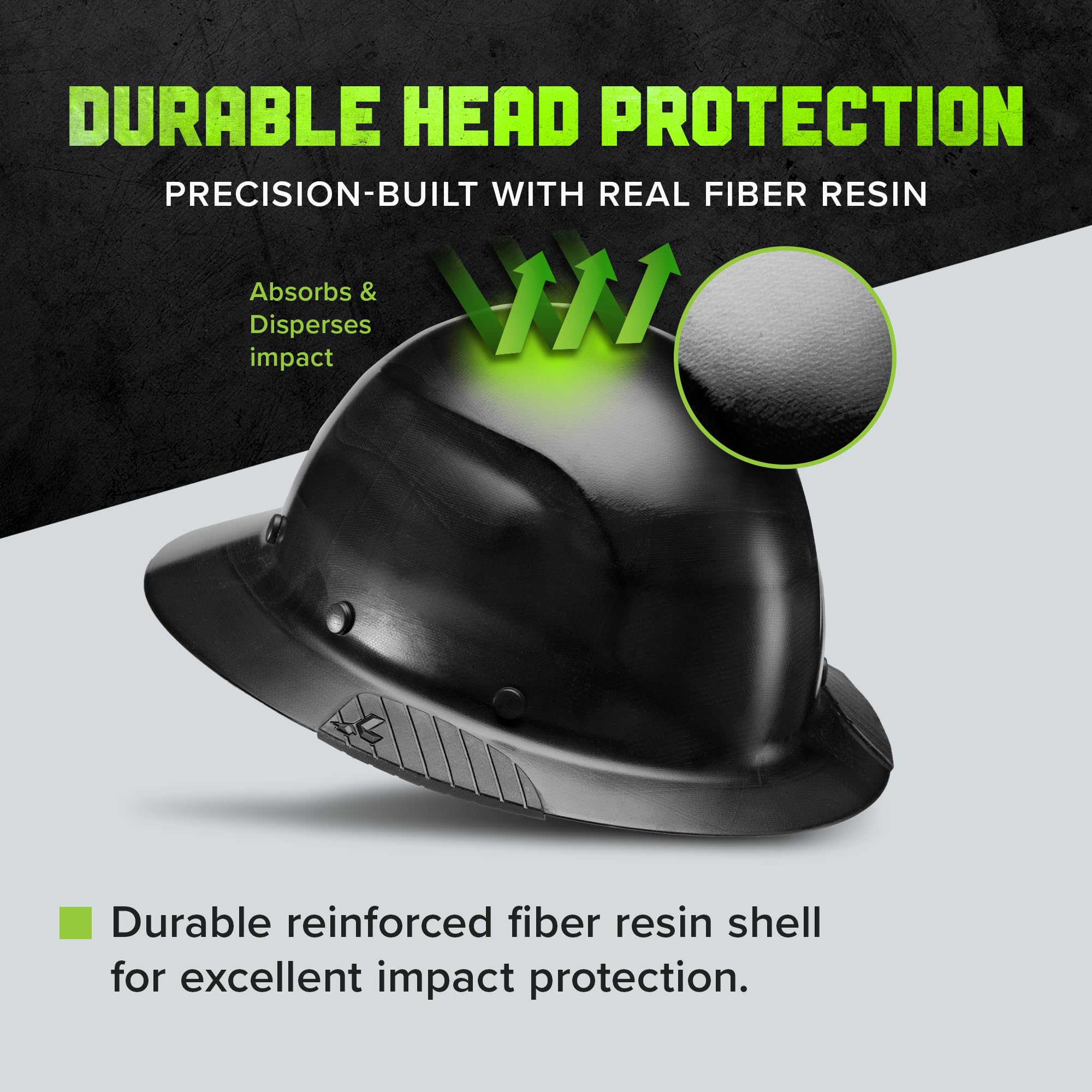 LIFT Safety fiber-reinforced shell highlights rugged durability in demanding environments.