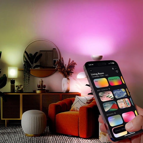 LIFX Color A21 cinema night mood for immersive viewing