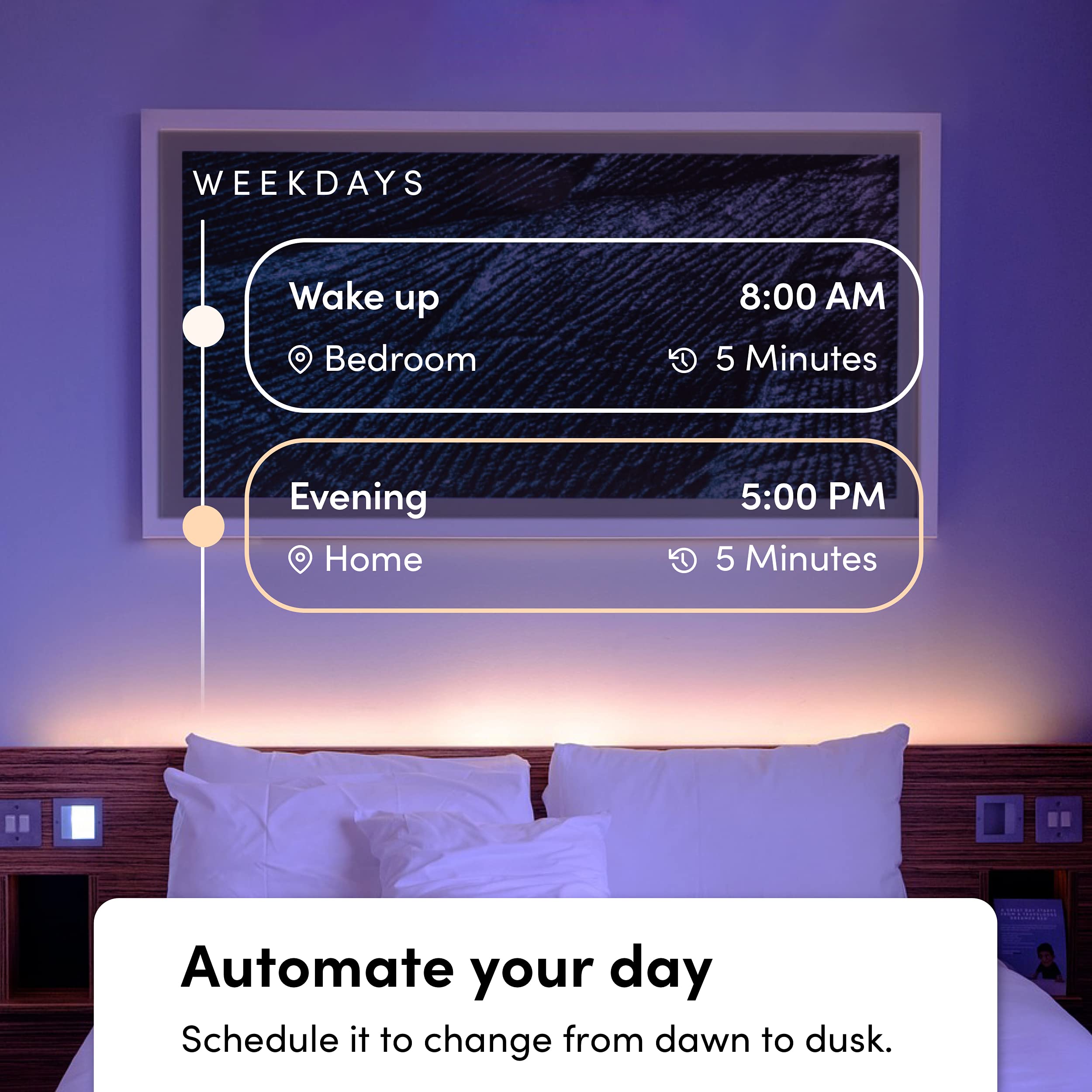 Wave and candlelight animation effects from LIFX