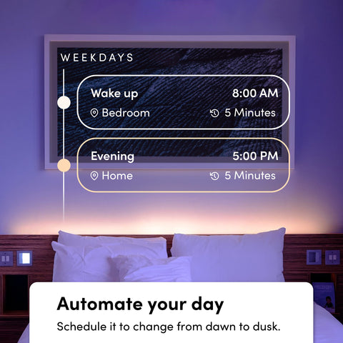 Wave and candlelight animation effects from LIFX