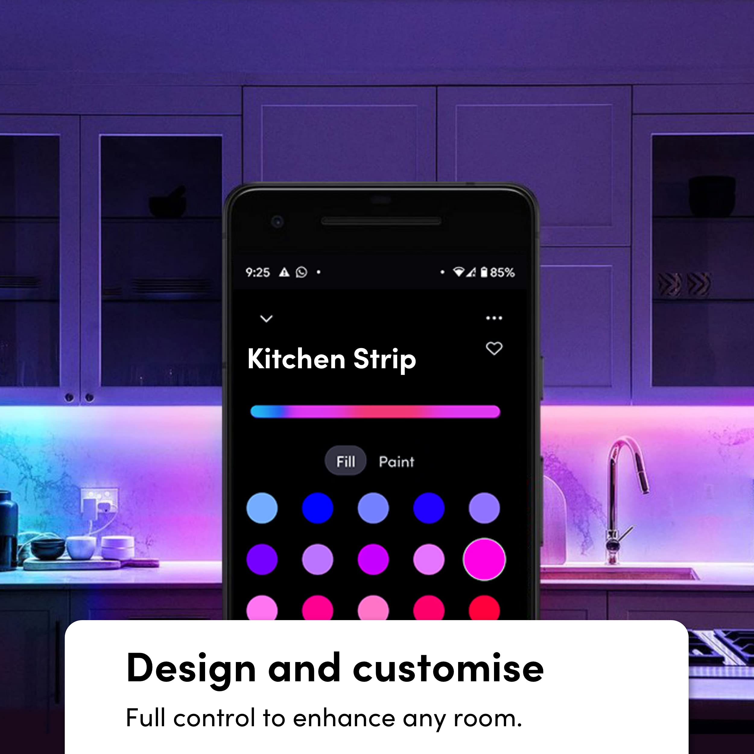 LIFX Wi‑Fi connected strip with 2.4 GHz compatibility
