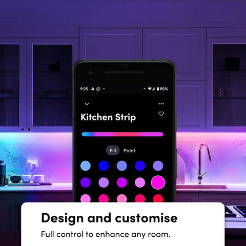 LIFX Wi‑Fi connected strip with 2.4 GHz compatibility