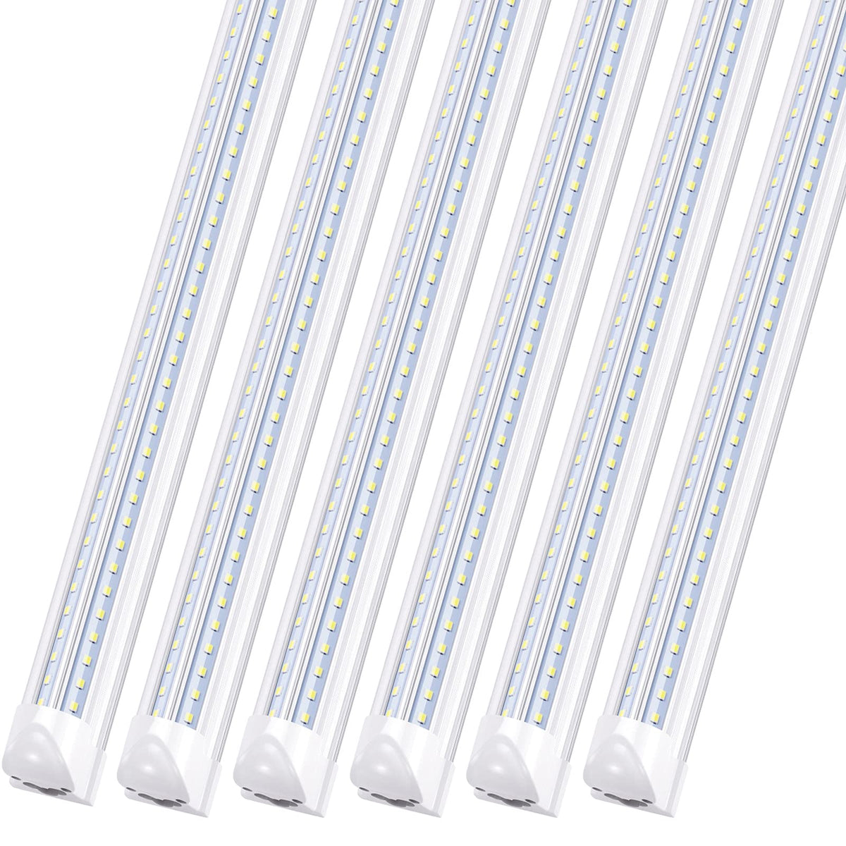 LIGHEART 8FT LED shop light with linkable connectors for scalable coverage in workspaces