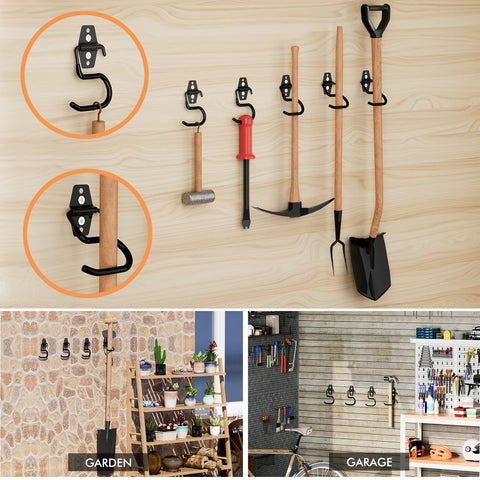 LIGHT DUST heavy-duty hooks support up to 77 lbs per hanger.