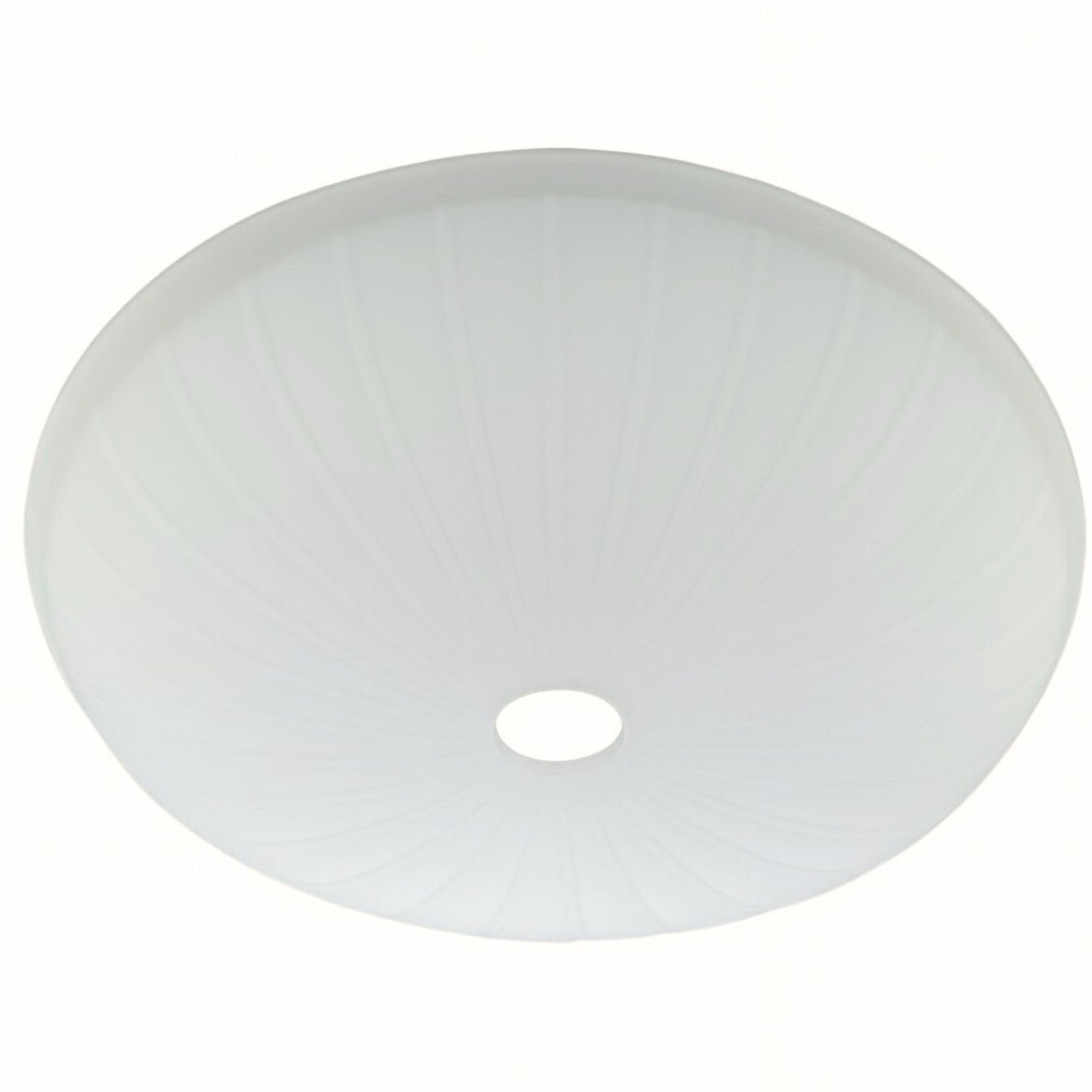 LIGHTACCENTS frosted dome glass shade close up diffusing light for warmth