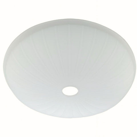 LIGHTACCENTS frosted dome glass shade close up diffusing light for warmth