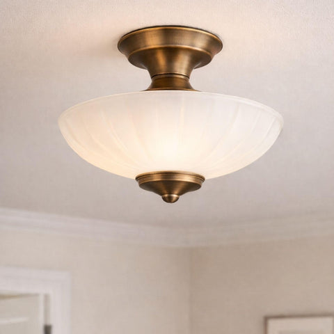 LIGHTACCENTS replacement glass shade for pendant lights, 12-inch frosted dome, enhances elegance