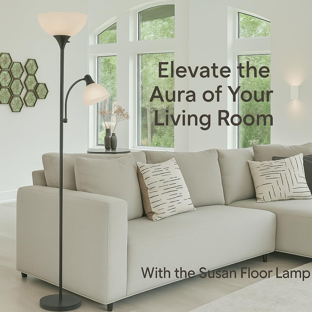 LightAccents Susan reading light with gooseneck arm for focused nighttime study.