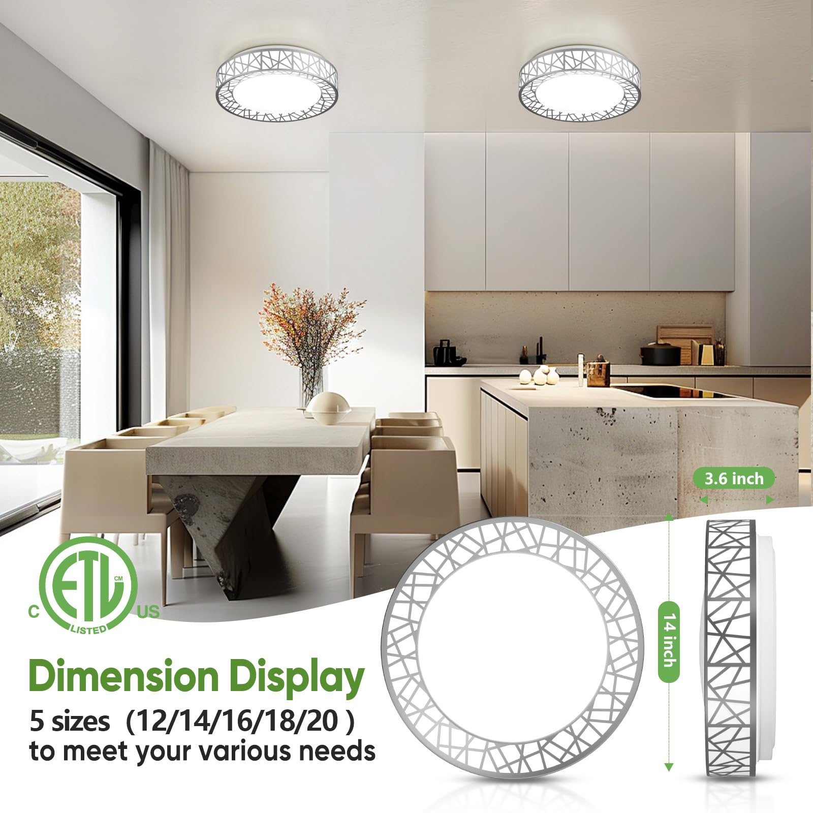 Lightania CRI 90+ LED for true colors and eye comfort.