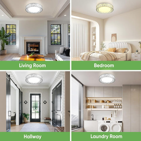 Lightania ETL-certified ceiling light ensuring safe operation.