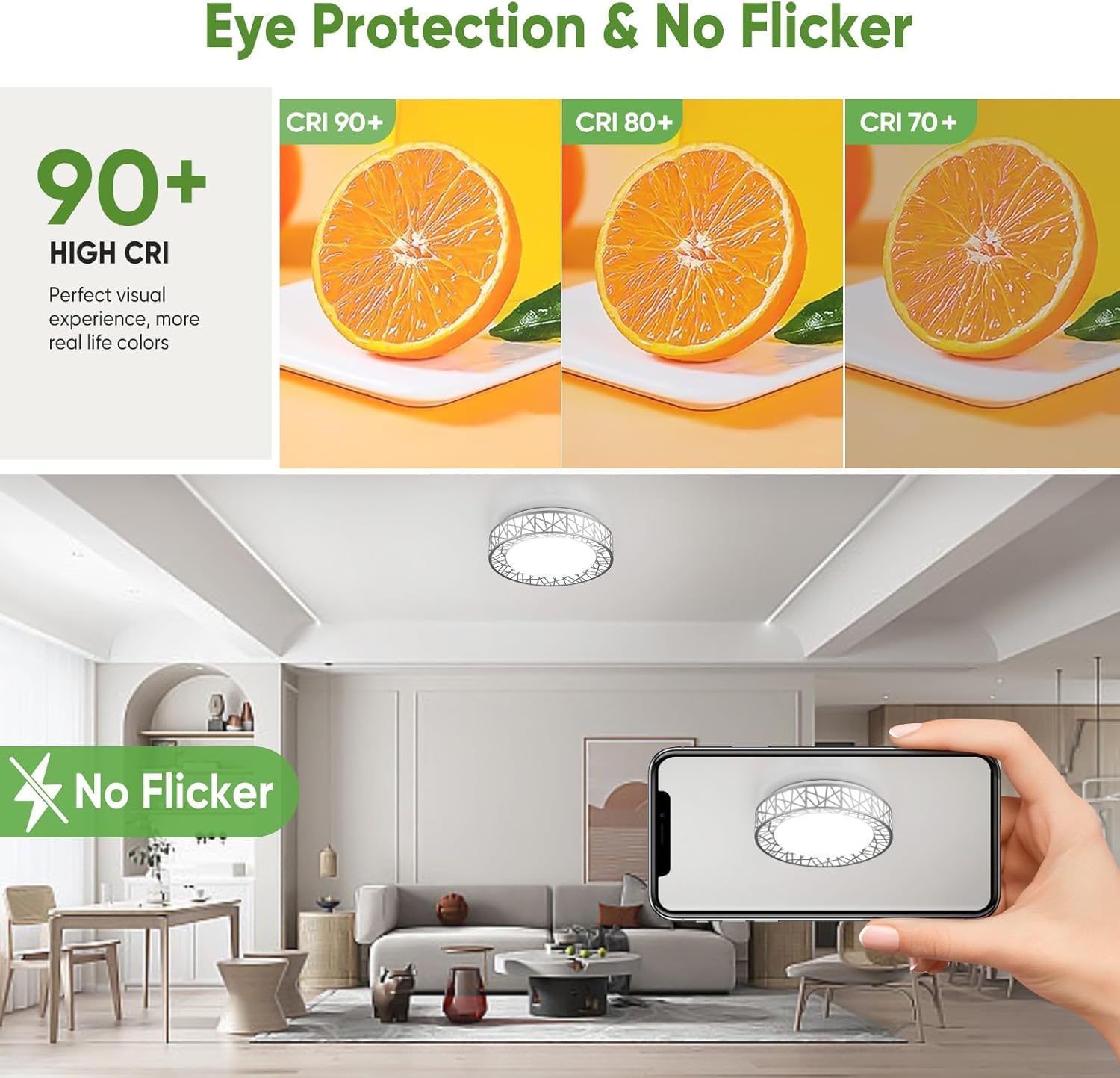Lightania versatile indoor light suitable for bedroom, kitchen, and hallway.