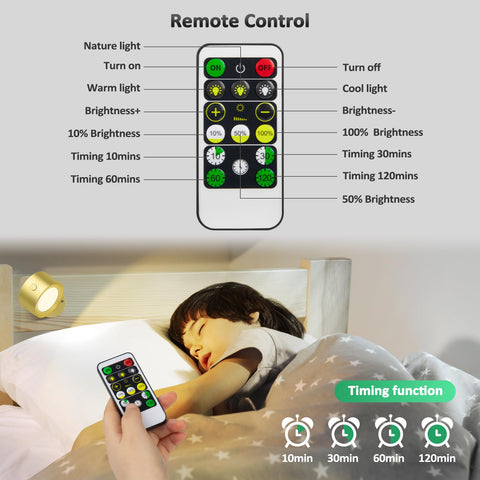 Lightbiz magnetic 360-degree rotation wall light for versatile positioning.