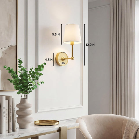 Lightbiz wall sconce timer helps auto-shutoff after set minutes.