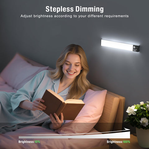 Lightbiz dimmable LED closet light offers adjustable brightness for any task.