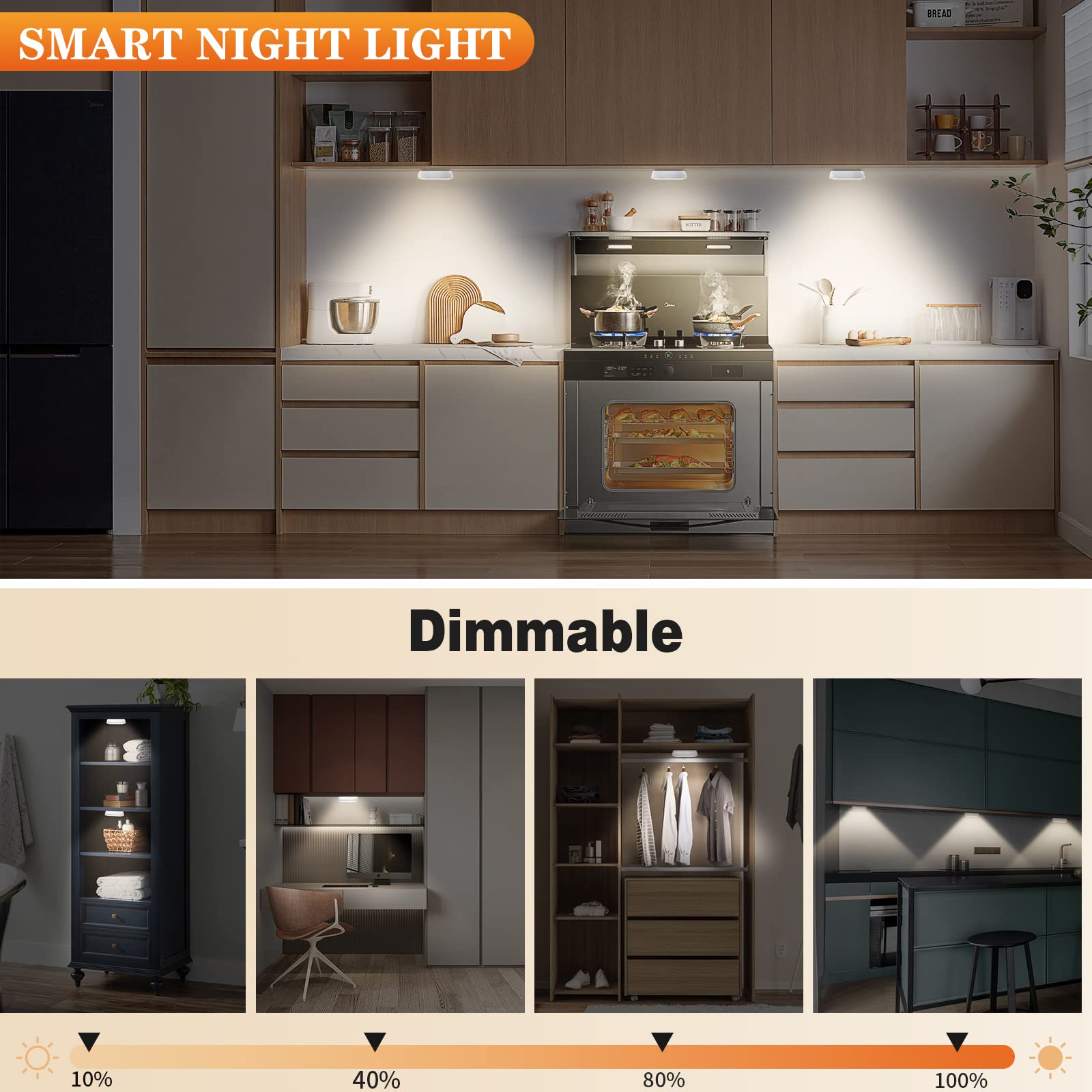 Lightbiz energy-saving LED puck light for daily illumination