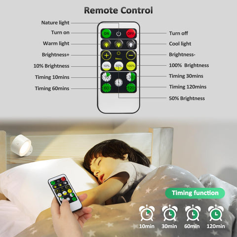 Lightbiz magnetic 360 rotation lamp adaptable to any angle for reading
