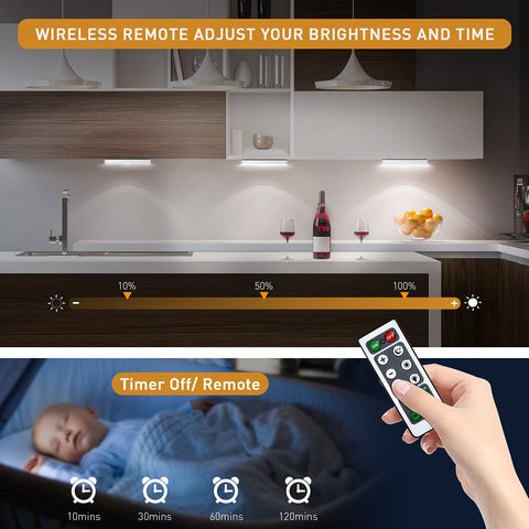 Lightbiz motion sensor closet light detecting movement for hands free lighting
