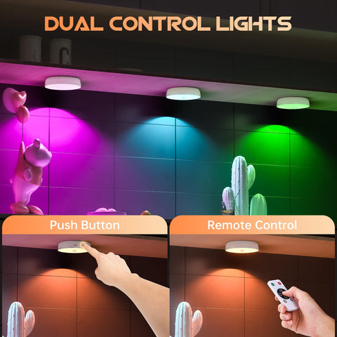 Lightbiz easy install magnet attachment puck light on metal surfaces