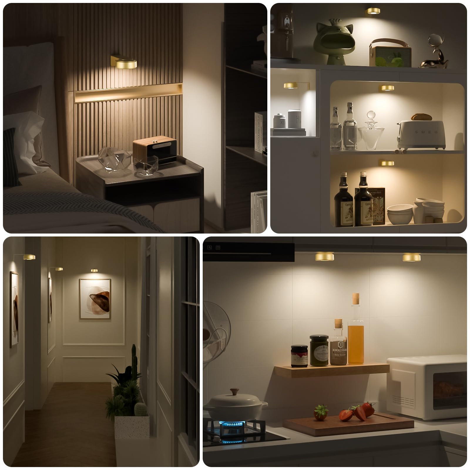 Lightbiz timer-enabled picture light ready for auto-off after chosen minutes