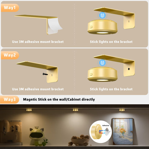 Lightbiz USB-rechargeable picture light with 1200mAh battery and energy-efficient performance
