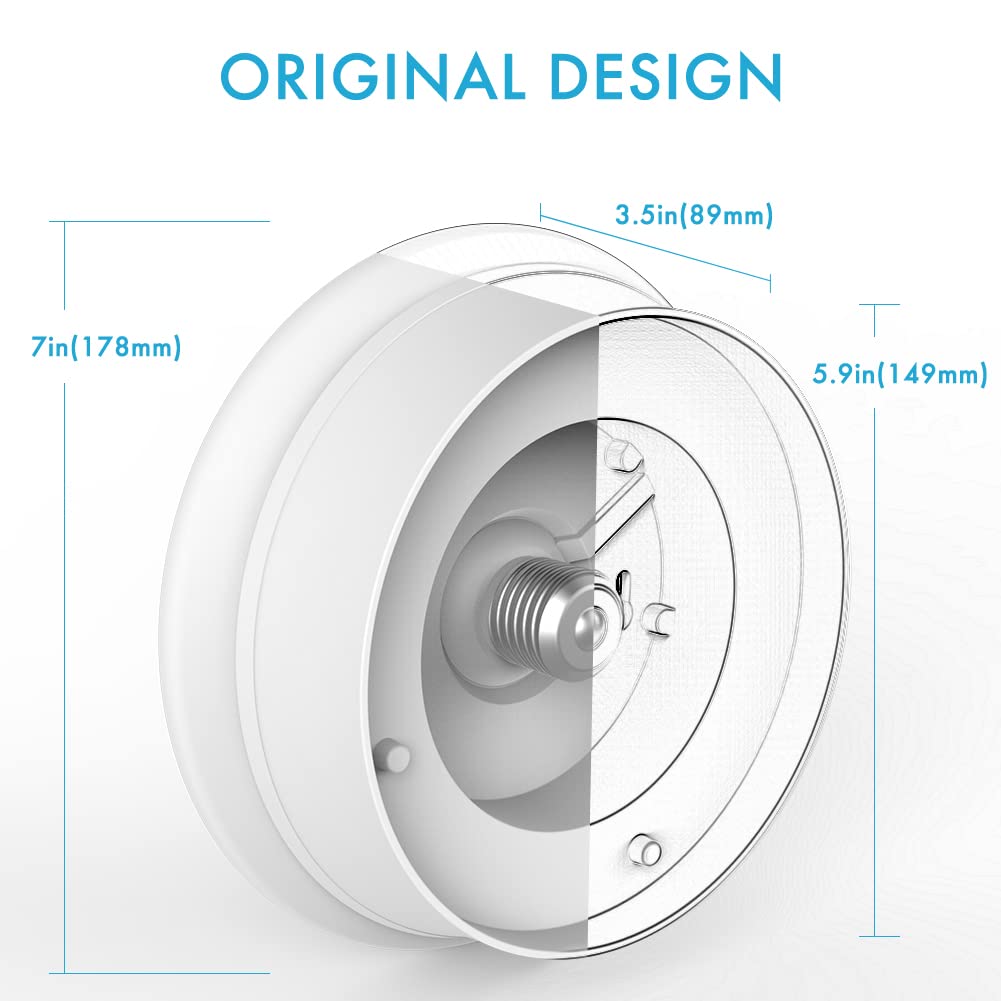 Lightdot flush mount installation view for quick, clean ceiling mounting.