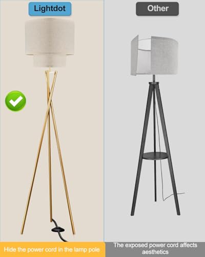 Lightdot quick-assembly tripod lamp takes minutes to set up