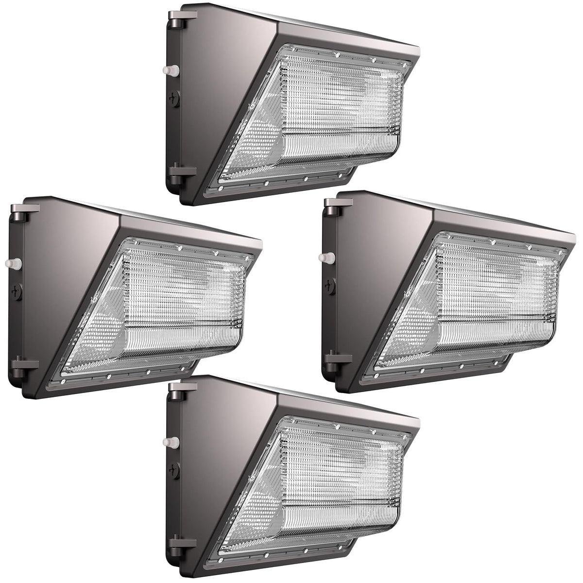 Lightdot wall-pack durability assembly showcases rugged housing for harsh weather.