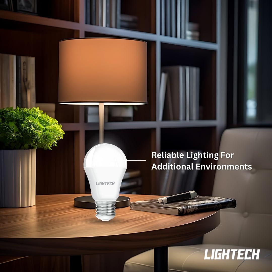 Lightech A19 LED bulbs suitable for kitchen and garage tasks