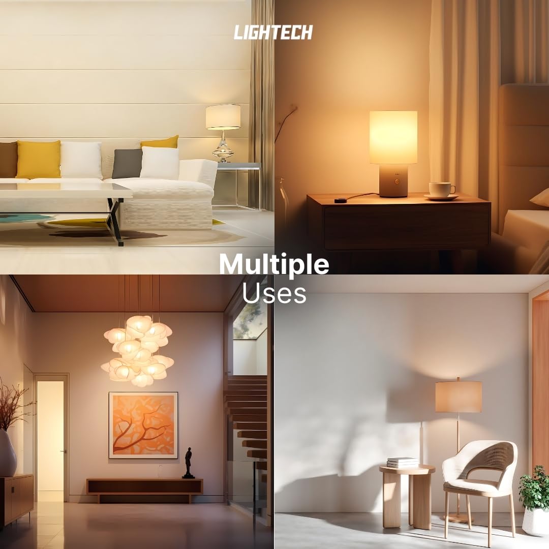 Lightech A19 LED bulbs long life up to 15000 hours for fewer replacements
