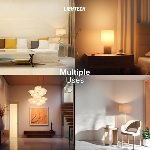 Lightech A19 LED bulbs long life up to 15000 hours for fewer replacements