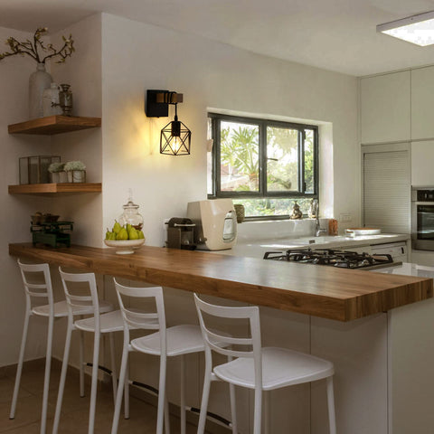 Lightess hardwired wall light with easy installation and included mounting parts