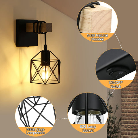 Lightess wall lamp detail displaying durable metal fixture and mounting