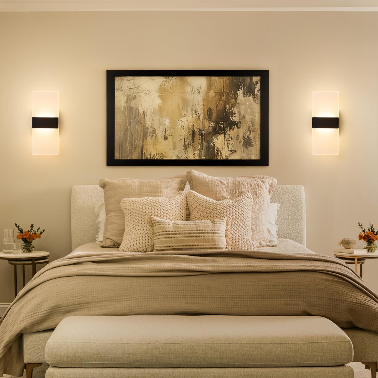 LightFuze wall sconce side view showing slim profile