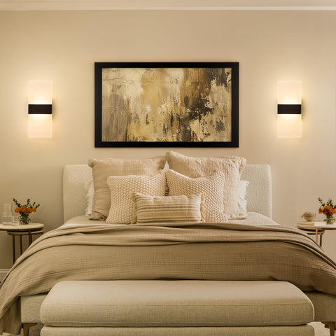 LightFuze wall sconce side view showing slim profile