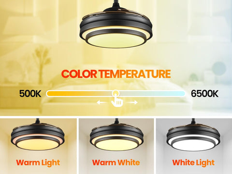 Lightimes remote control with wall mount keeps fan settings within reach.