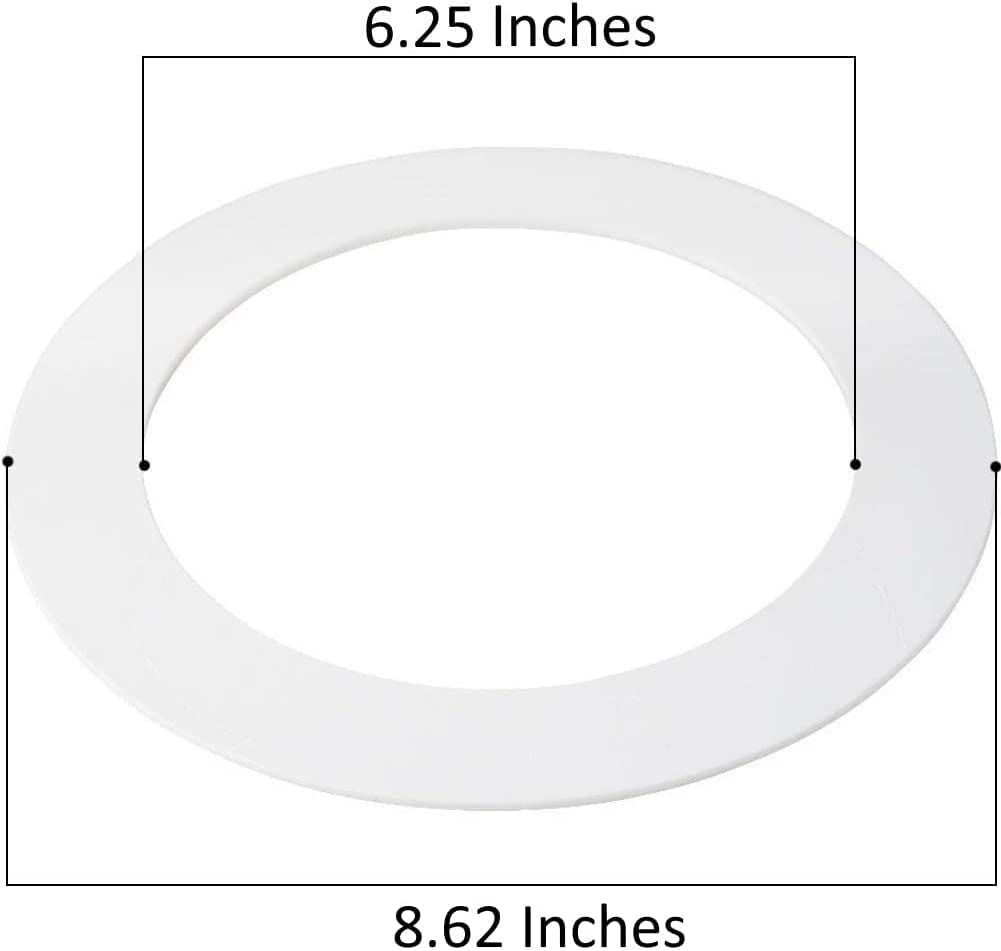 Lighting Labs matte white finish blends with ceilings for a seamless look.
