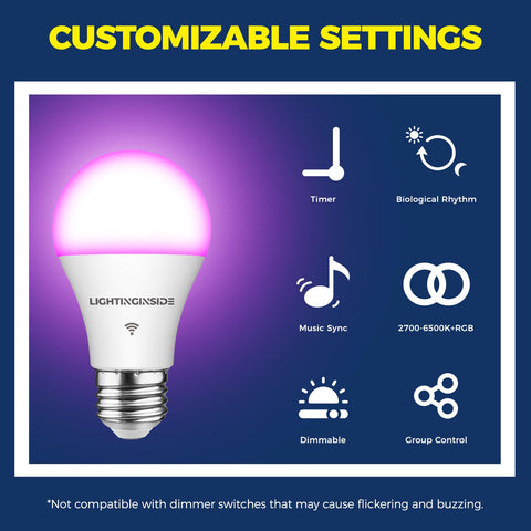 Lightinginside no hub required, connects via 2.4 GHz WiFi.