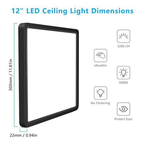 LightingWill anti-flicker 24W design minimizes flicker for comfortable spaces.