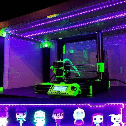 LightingWill UV strip serves as a gentle bed night light with glow.