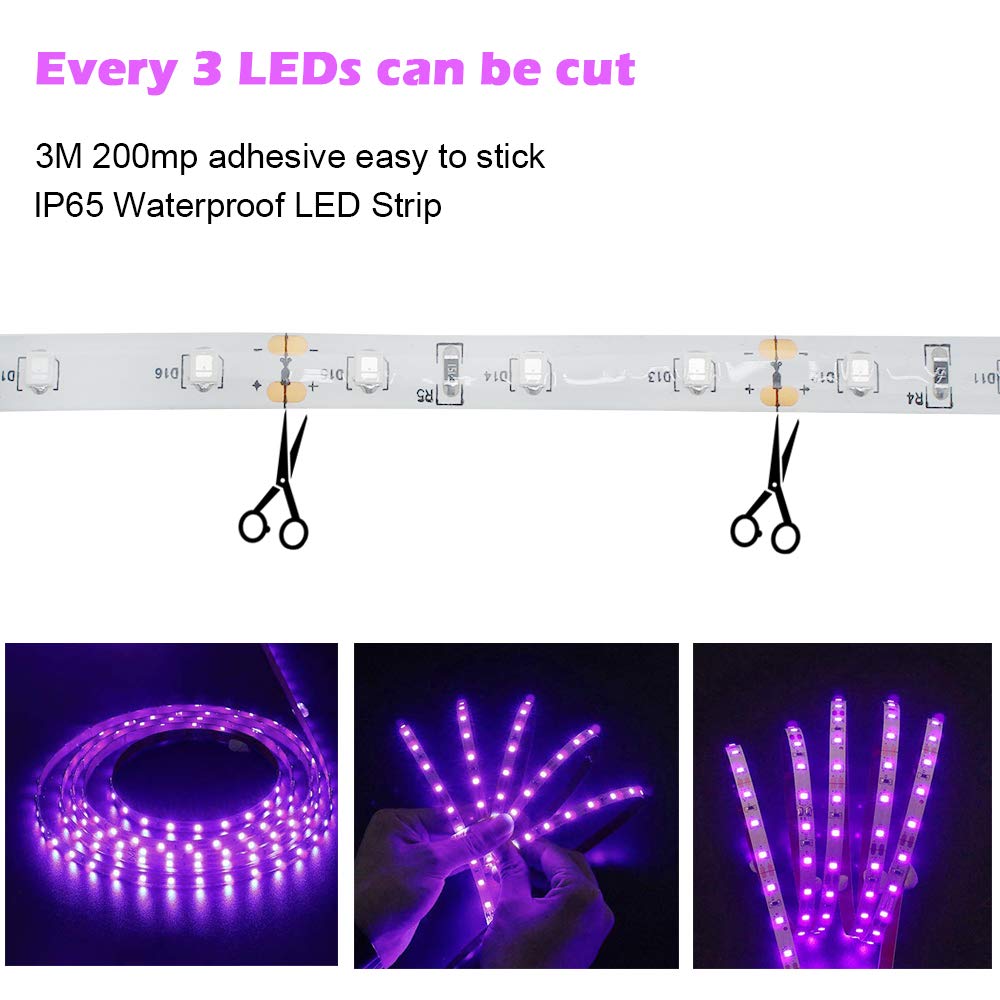 LightingWill UV strip supports DJ stage visuals with dynamic ultraviolet lighting.
