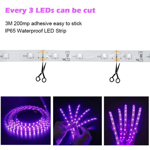 LightingWill UV strip supports DJ stage visuals with dynamic ultraviolet lighting.